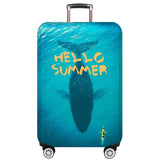 Protective Cover for Trolley Luggage - Durable and Dustproof - Large Size - Summer Sea - Xl