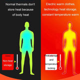 Winter Smart Dual-Control 13-Zone Charging Heating Vest - Red - Xl