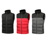 Winter Smart Dual-Control 13-Zone Charging Heating Vest - Red - Xxl