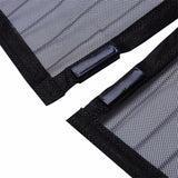 210x100cm Magnetic Mosquito-proof Screen Door Curtain - Magic Mesh - Coffee