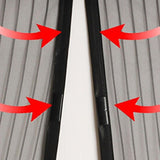 210x100cm Magnetic Mosquito-proof Screen Door Curtain - Magic Mesh - Coffee