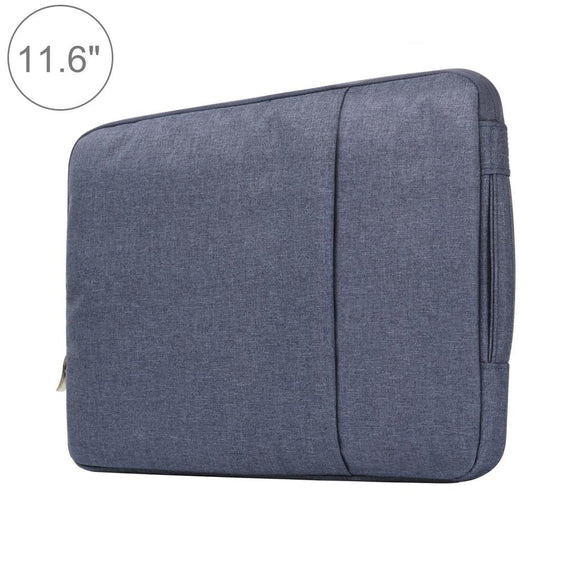 Universal Denim Laptop Case for 11.6 Notebooks - Portable and Stylish - Fits Macbook Air - 32.2x21.8x2cm - Dark Blue