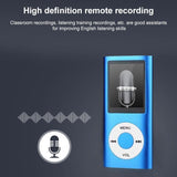 1.8 Inch Metal Mp4 Player + 16G Tf Card + Earphone + Cable - Red - With 8G Tf Card+Earphone+Cable