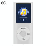 1.8 Inch Metal Mp4 Player + 16G Tf Card + Earphone + Cable - Red - With 8G Tf Card+Earphone+Cable
