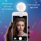 2-pack Led Selfie Light for Mobile Phone Photography - Black
