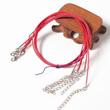 100 Crystal Pendant Necklaces On Rope Elegant Jewelry Lanyards - Dark Blue