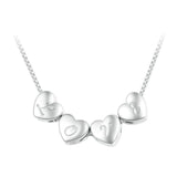 925 Sterling Silver Platinum Plated Love Letters Diy Beads In - E