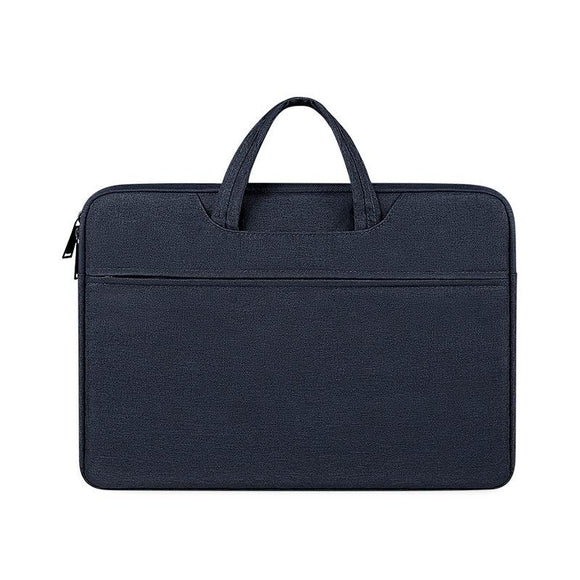 13.3 Inch Waterproof Laptop Handbag with Shock-absorbing Capacity - Navy Blue