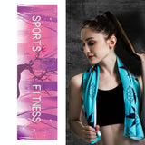 Quick Drying Cooling Towel For Outdoor Sports 100 X 30Cm - Starry Sky