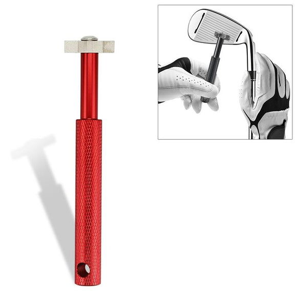 Sharpen your Wedges with Strong Golf Grooving Tool - Red