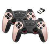 2.4g Wireless Controller for Pc Linux Android Tvbox - Supports Dual Connection - Rose Pink