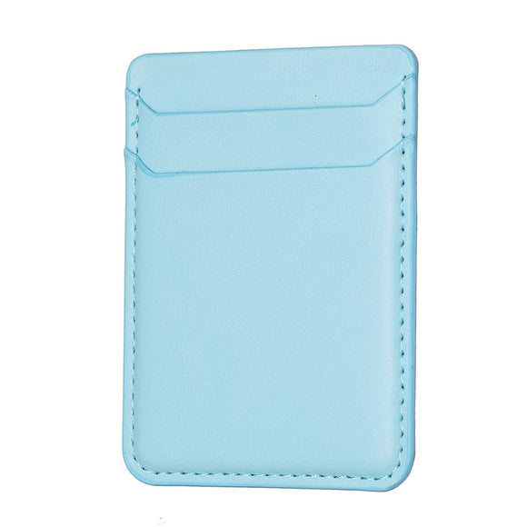 R20 Texture Card Bag Back Sticker For Mobile Phones - Blue