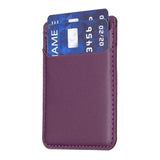 R20 Texture Card Bag Back Sticker For Mobile Phones - Blue