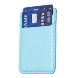 R20 Texture Card Bag Back Sticker For Mobile Phones - Blue