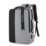 Large-capacity Laptop Backpack with Usb Charging - Ideal for Business Commuters - Grey