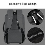 Large-capacity Laptop Backpack with Usb Charging - Ideal for Business Commuters - Grey