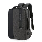 Large-capacity Laptop Backpack with Usb Charging - Ideal for Business Commuters - Grey