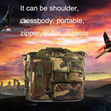 Waterproof Outdoor Messenger Bag For Sports & Cycling - Cp Camouflage