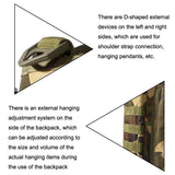 Waterproof Outdoor Messenger Bag For Sports & Cycling - Cp Camouflage