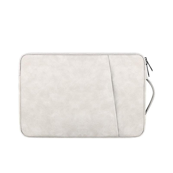 14.1-15.4 Inch Sheepskin Notebook Inner Bag Options - Elegant Gray