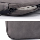 14.1-15.4 Inch Sheepskin Notebook Inner Bag Options - Elegant Gray
