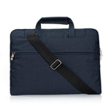13.3 Inch Laptop Bag - Portable one Shoulder Zipper Design for Macbook Samsung Sony Dell Alienware Chuwi Asus Hp - Dark Blue