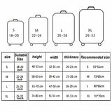 29-32 Inch Travel Suitcase Dust Covers - Elastic & Abrasion-resistant - Pink Ripple