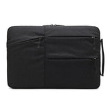 14 Inch Business Laptop Liner Bag with Zipper Closure - Polyester Material - Dark Gray