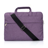 15.4 Inch Laptop Bag - Portable one Shoulder Zipper for Macbook Samsung Sony Dell Alienware Chuwi Asus Hp - Dark Blue