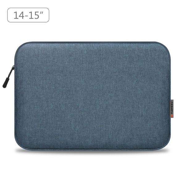 14-15 Inch Laptop Sleeve Briefcase Bag with Zipper - Dark Blue
