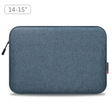 14-15 Inch Laptop Sleeve Briefcase Bag with Zipper - Dark Blue