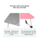 Adjustable Folding Laptop Desk - Non-slip W-shaped Legs Square Pattern Portable Cloud Design - Hcb5115D