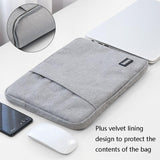 15.6 Inch Protective Laptop Liner Bag Cover - Gray
