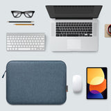 15-16.7 Inch Laptop Briefcase Bag with Zipper for 16 Inch Sleeve - Dark Blue