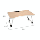 Adjustable Folding Laptop Desk with Non-slip W-shaped Legs - Portable and Compact - Hcb5116D