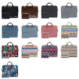 11.6 Inch Simple Business Laptop Bag with Liner - Ls-116 - Snowflake Nylon Dark Blue