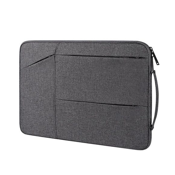 13.3 Inch Waterproof Laptop Handbag with Shock-absorbing Capacity - Deep Sky Gray