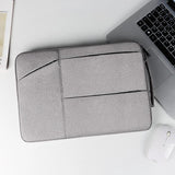 13.3 Inch Waterproof Laptop Handbag with Shock-absorbing Capacity - Deep Sky Gray