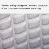 Anti-drop Crossbody Laptop Bag - Fits 13.3-16 Inch - Airbag Protection - Pure Black