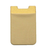 Lycra Phone Card Holder Stretch Back Sticker Wallet For Cards Bus Pass Bank Fits Most Phones - Rose Red