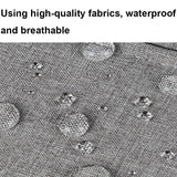 13.3 Inch Waterproof Laptop Handbag with Shock-absorbing Capacity - Deep Sky Gray