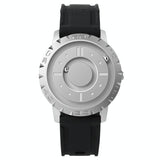 Bezel-free Magnetic Ball Watch - Men Design - Black Net Strip