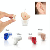 Digital Noise Canceling Hearing Aid Left Ear - Right Ear Red