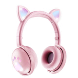 7.1 Surround Sound Cat Ear Gaming Headset With Mic - Red
