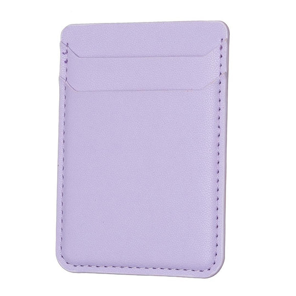 R20 Texture Card Bag Back Sticker For Mobile Phones - Purple