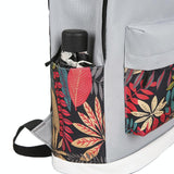 Versatile Student Backpack with Usb Port - College Style - Tree Red