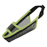 Dog Mouth Cover Anti-Bite Mesh Dog Mouth Cover Medium And Large Dogs Anti-Drop Mask S - Green