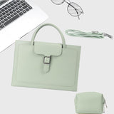 15-inch Waterproof Laptop Bag with Power Pack - Portable - Mint Green