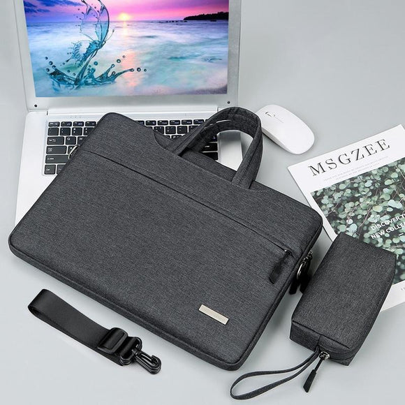 14 Inch Inner Bag with Shoulder Strap for Handbag or Laptop - Power Bag - Dark Grey
