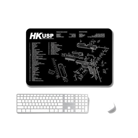 2 Pack Non Slip Office Gaming Mouse Pad 5Mm - Hk-Usp10